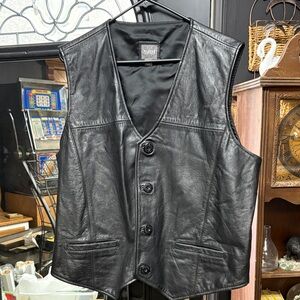 Wilsons Leather Classic Black Vest